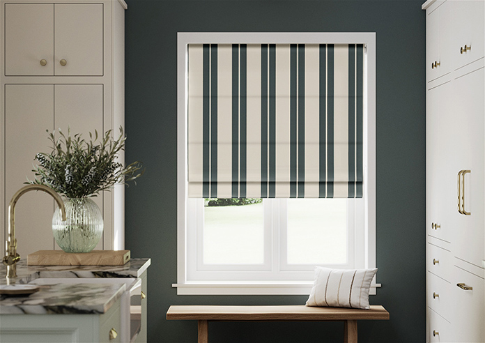 The British Stripe Co. Edward, Teignbridge No.1 - Roman Blind - Image 3